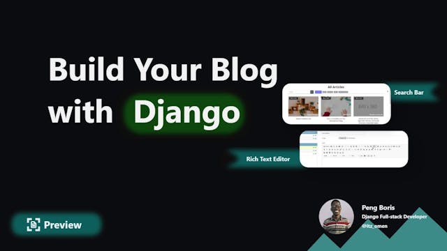 How to Build a Blog with Powerful Rich-text Editor | Django  Step by Step Tutorial